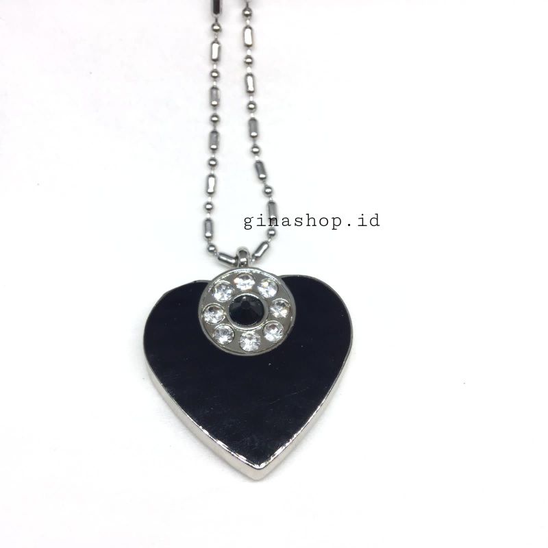 Kalung Quantum Kesehatan | Pendant Health Garansi Asli Model Terbaru bisa bayar di tempat liontin love full hitam