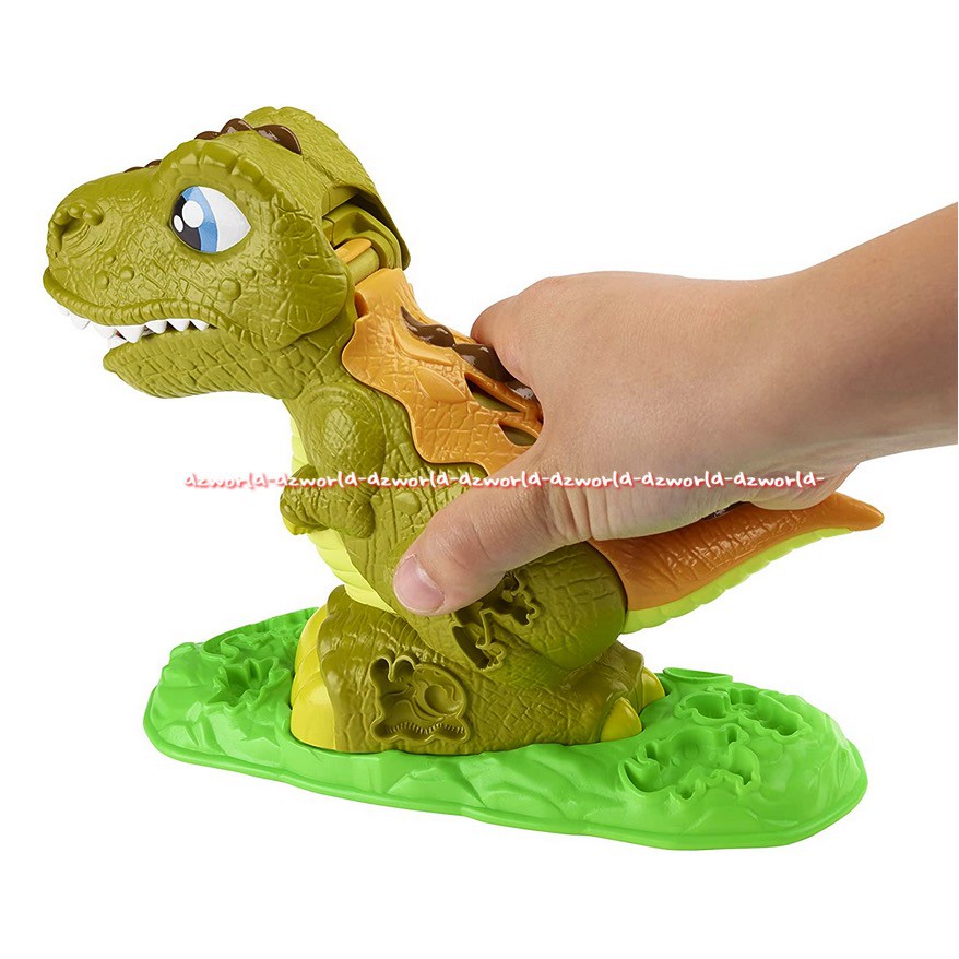 Play-Doh Rex The Chomper Mainan Lilin PlayDoh Trex Dinosaurus Dengan Cetakan Dino