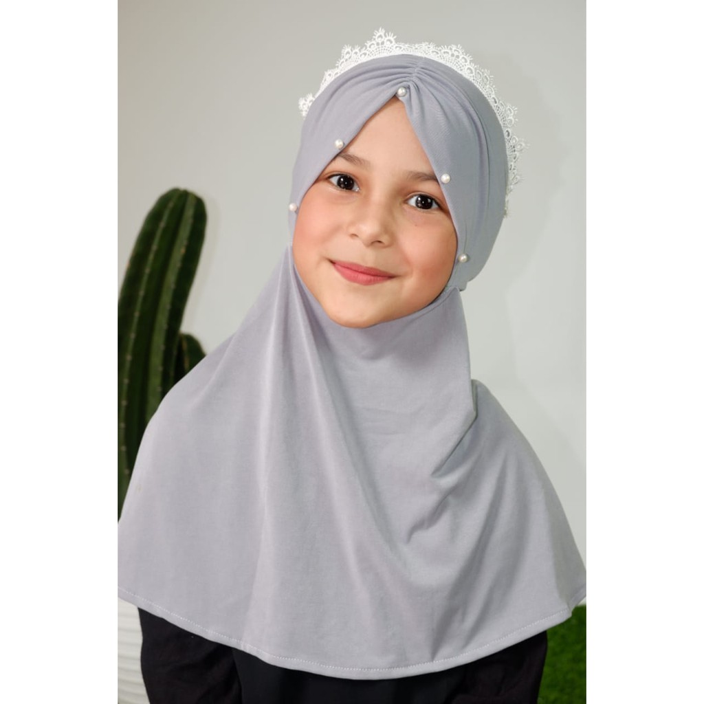 Jilbab Anak Mahkota Princess / Jilbab Anak Model BOWL