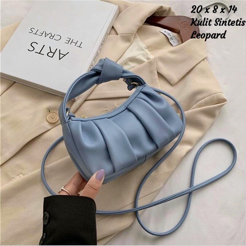 tas selempang wanita Premium dila bags tas premium model kerut tas fashion 2021 mini simple