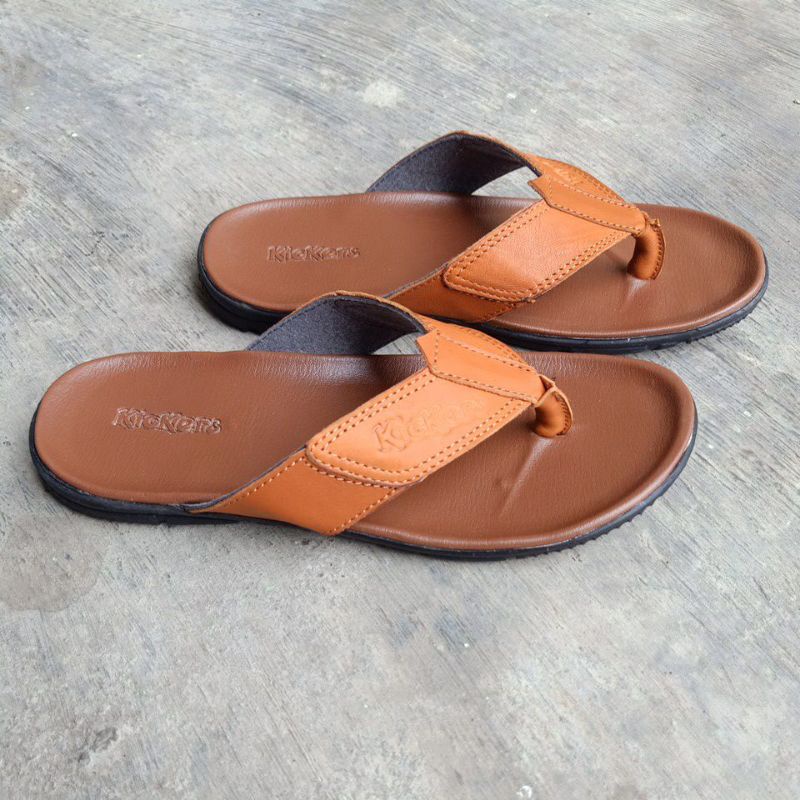 sandal Kickers 05/sandal kulit pria/sandal cowok terbaru/sandal murah/sandal fashion/sandal casual/sandal pria terlaris