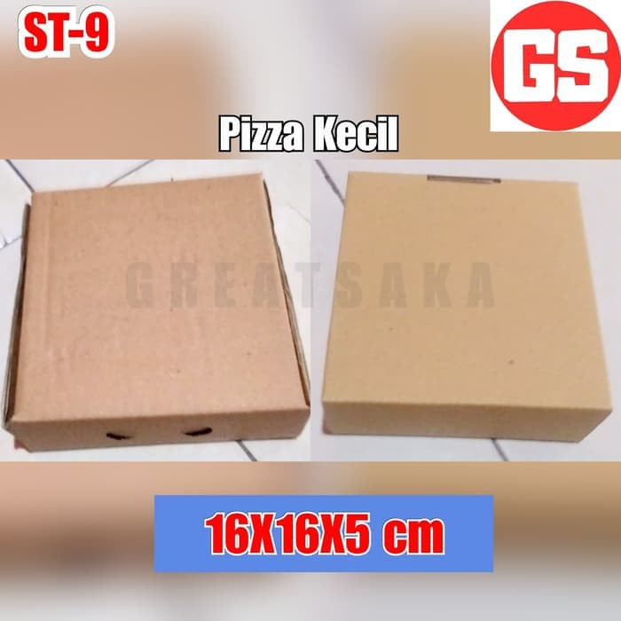 

KOTAK KARDUS ST-9 PIZZA KECIL COKLAT POLOS