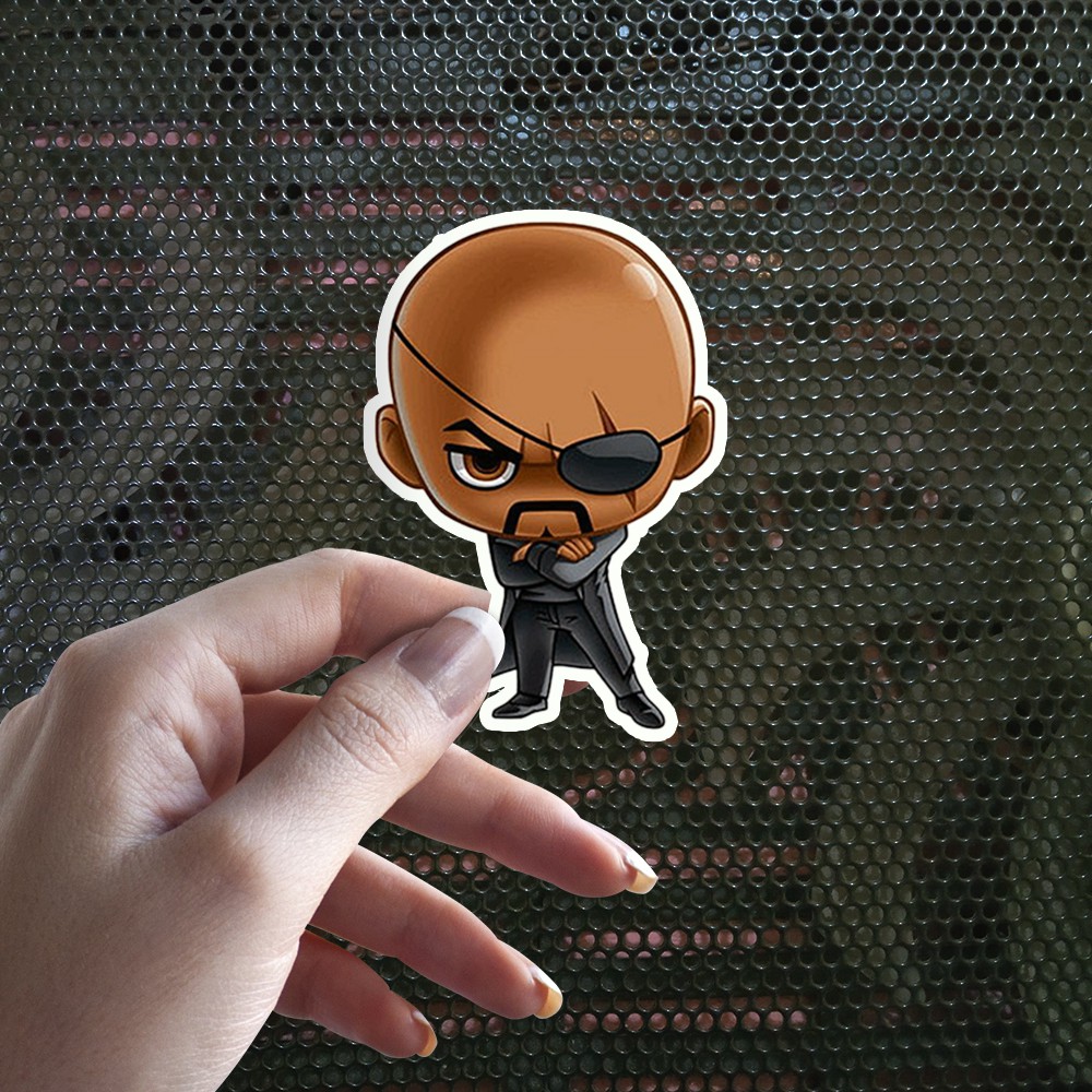 

Sticker Decal Vinyl Tahan Air Nick Fury Chibi