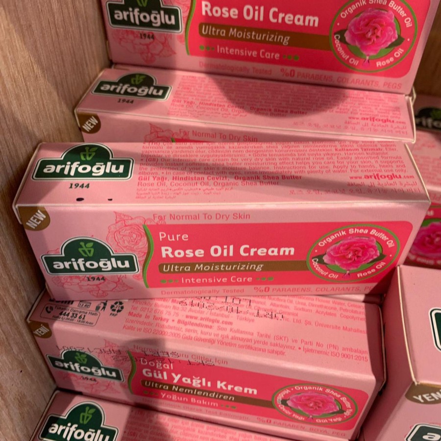 rose oil cream arifoglu ori from turkey