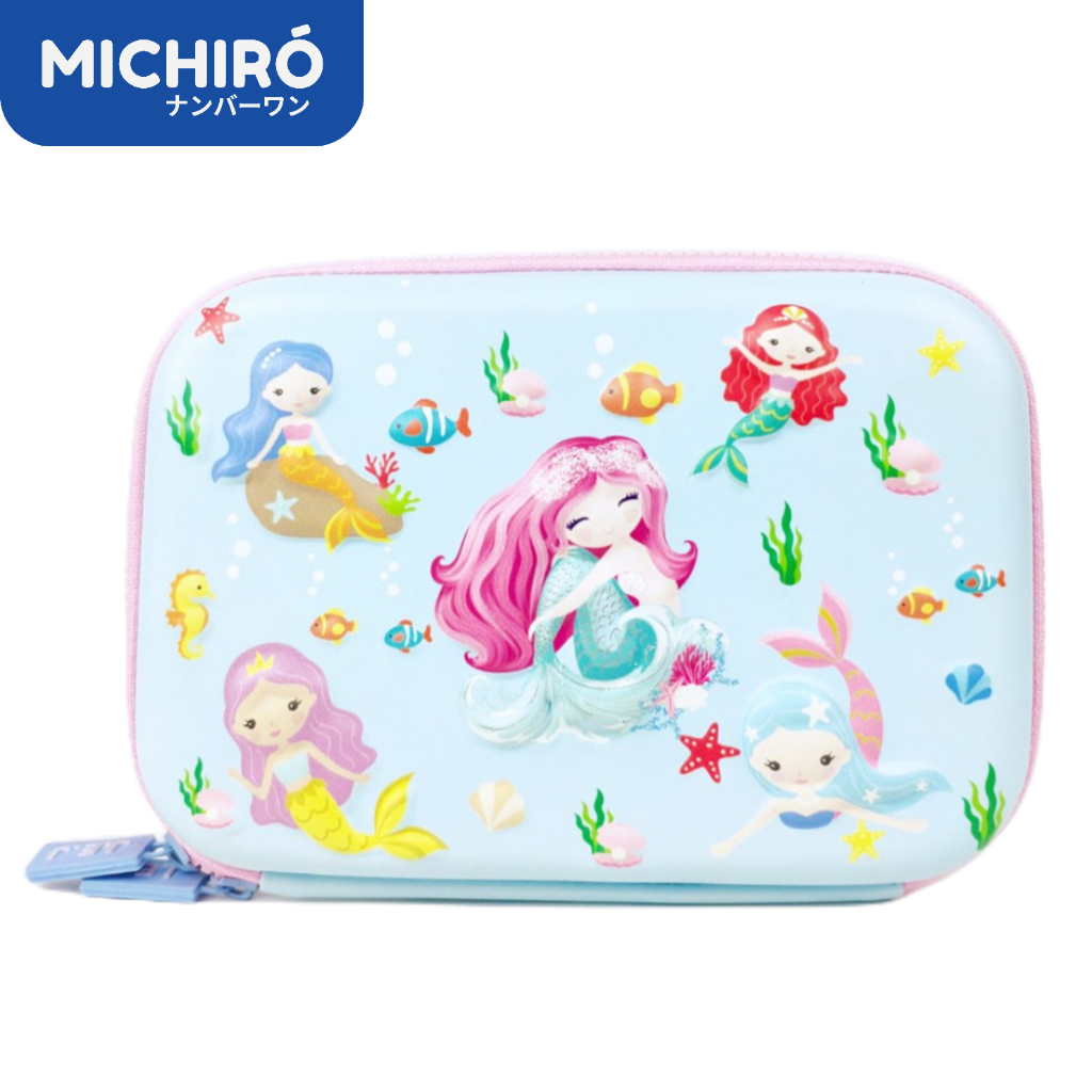 

Michiro Tempat Pensil Besar Dengan Motif Mermaid,Unicorn,Dino Dan Astronout Double Up Hard Top Pencil Case
