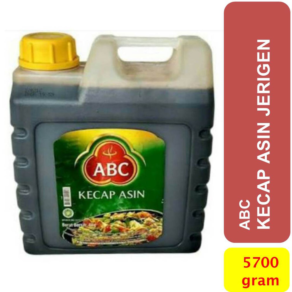 

Kecap Asin kemasan Jerigen 5.7 kg merk ABC