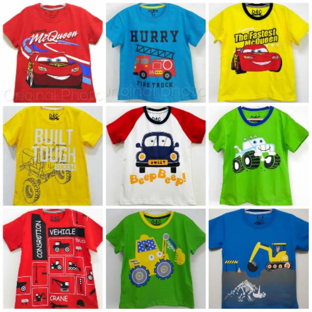  Kaos  Anak  Laki 7 8 9 10 Tahun Cotton Combed Distro 