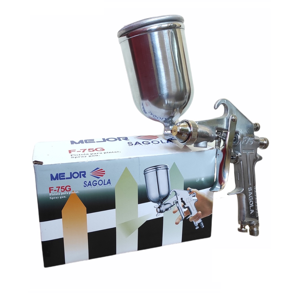 Sagola Spray Gun F75 Alat Semprot Cat Tabung Atas F 75