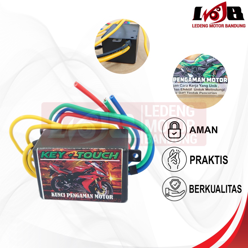 Trust Alarm Motor Sensor Sentuh Murah Anti Maling Universal Beat CBR Jupiter MX Nmax Xmax Yamaha Honda Kawasaki Suzuki