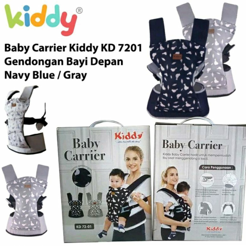 Gendongan bayi - Baby Carrier Kiddy | Gendongan Bayi Model Kanguru | Gendongan Depan Bayi KD 7201