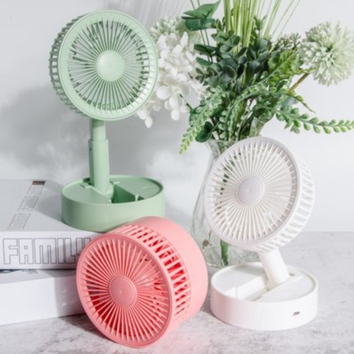 Kipas Angin Mini Lipat Portable Fleco F11 / Kipas Mini Genggam Desktop Fan Kipas Meja Portable Imut Cantik Kado