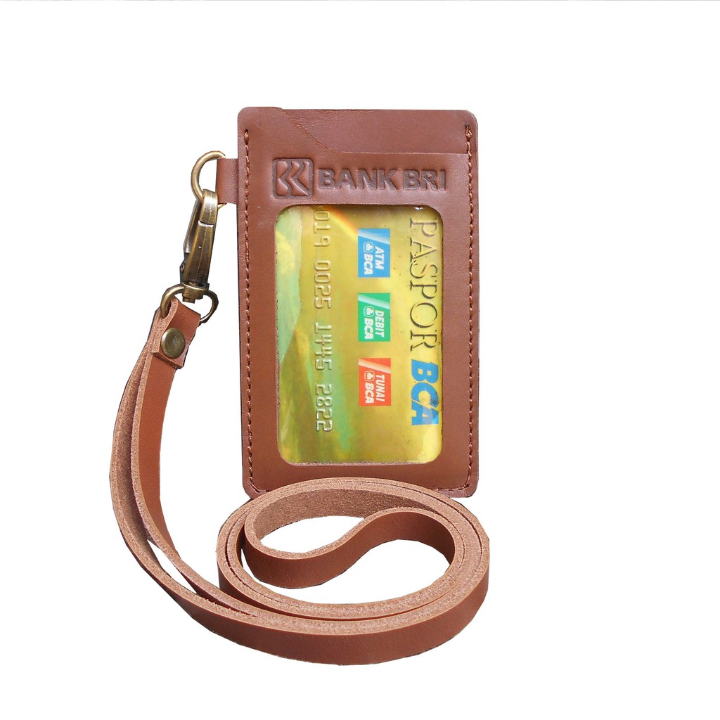 

Id Card Holder Kulit Pegawai Bank BRI