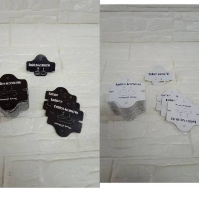 Kertas gantungan kalung/anting/giwang