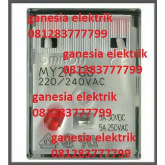 Relay omron my2n + socket 220v 100% original omron