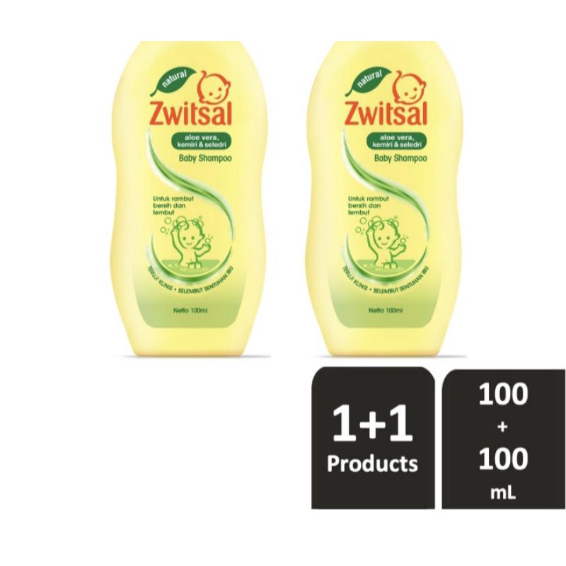 ZWITSAL BABY SHAMPO TWIN ( BELI 1 GRATIS 1)