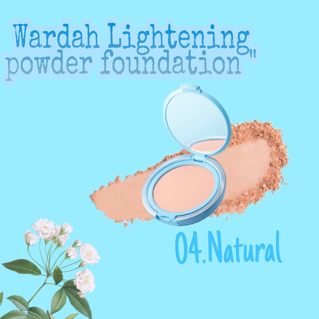 Wardah Lightening Powder Foundation Lighte Feel Fullsize / Refill (GROSIR)