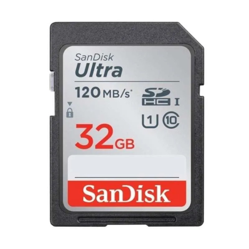 Sandisk SDHC Ultra 32GB Class 10 UHS-1 120MB/s - SDSDUN4-032G