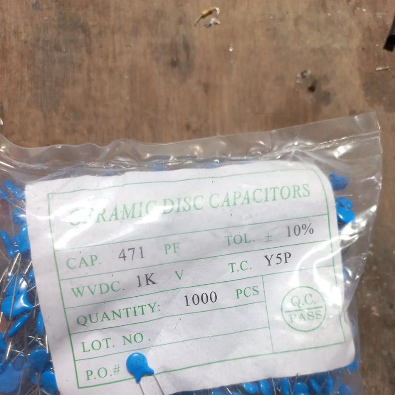 kapasitor 471pf 1kv