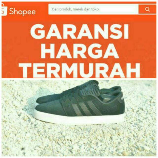 SEPATU ADIDAS SUPERSKATE ORIGINAL BNWB INDONESIA BLACK - ADIDAS SUPER SKATE SHOES - SEPATU PRIA ORI