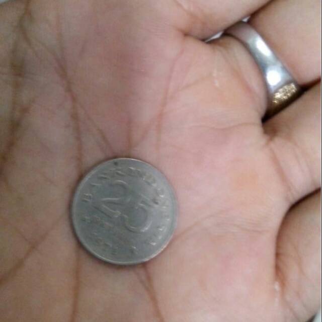 Uang koin jadul Rp.25