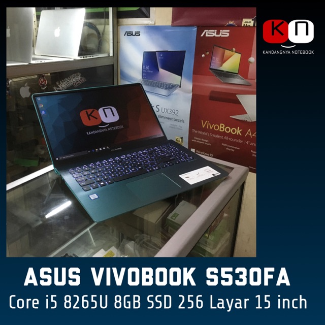 Asus Vivobook S530FA i5 8265U 8GB Ssd 256GB - tag a412fa a412ua a409ua s430fa