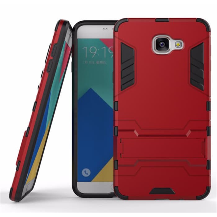 Promo Case Iron Man Samsung A9 Pro 2016 Stand Robot Transformer Hard Cover