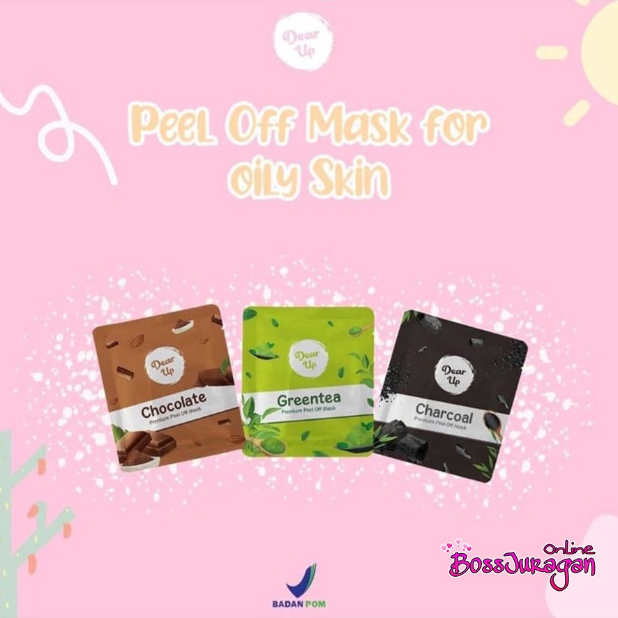 (BOSS) (10gr) DEAR UP Peel Off Mask | Masker Wajah | Peel Off Mask (✔ BPOM)