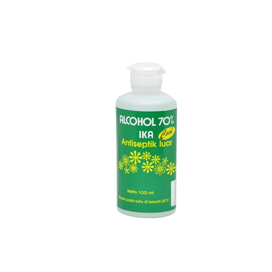 ALKOHOL 70% Antiseptik IKA Fresh &amp; Cool Ukuran 100ml