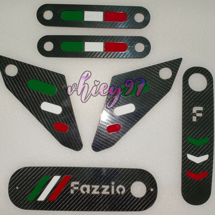 yamaha fazzio italy carbon looks set fazio 125