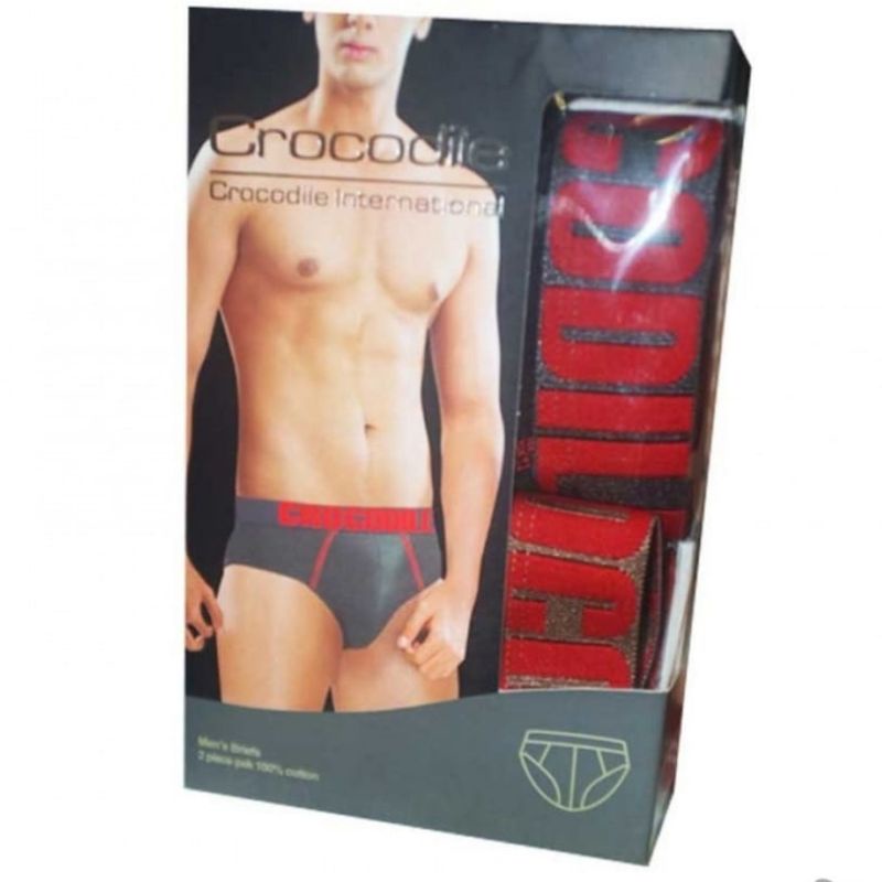 CROCODILE Celana dalam Pria Brief 521-277 Sekotak Isi 2Pcs