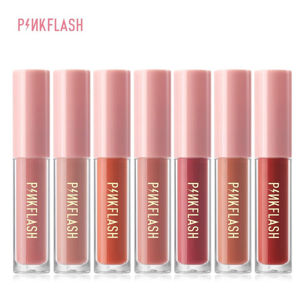 PINKFLASH Lipstick Cair Matte Lembut Tahan Lama