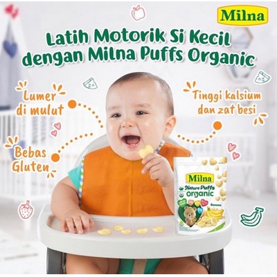 homimart I MILNA Nature Puff Organic 15gr (ada 3 varian) / Milna Puffs Organic Bi