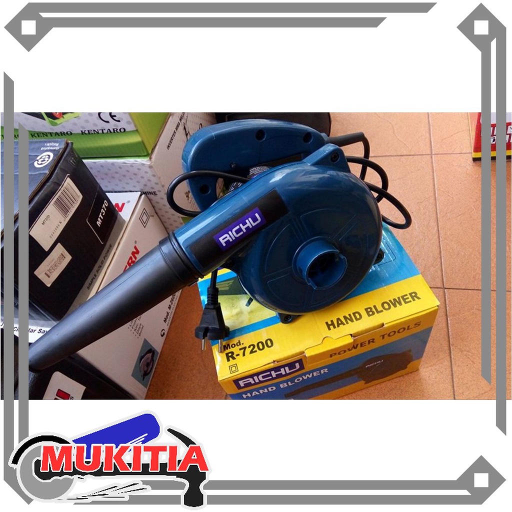 mesin blower angin RICHU & KODENKI high speed hand blower anjing kucing komputer pets Murah