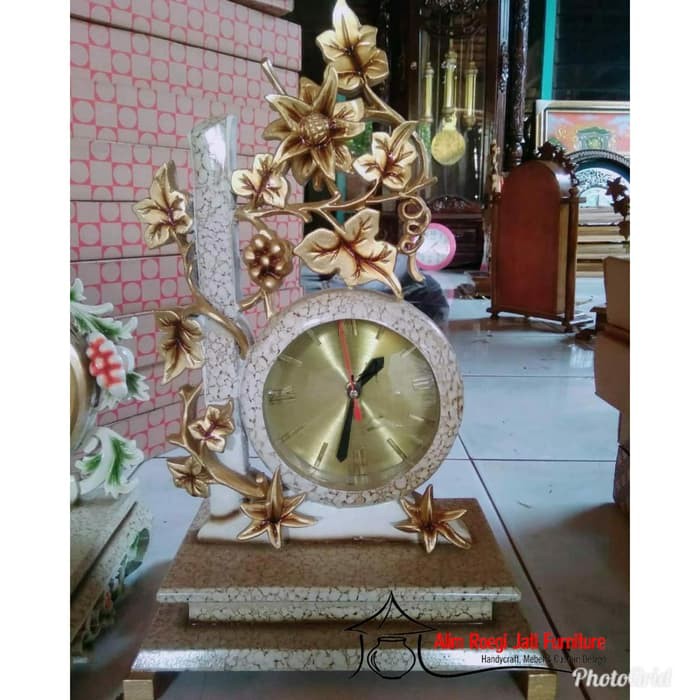 Jam Meja Anggur Jam Meja Jati Jam Jati Jam Hias Jati Jam Ukir Jati