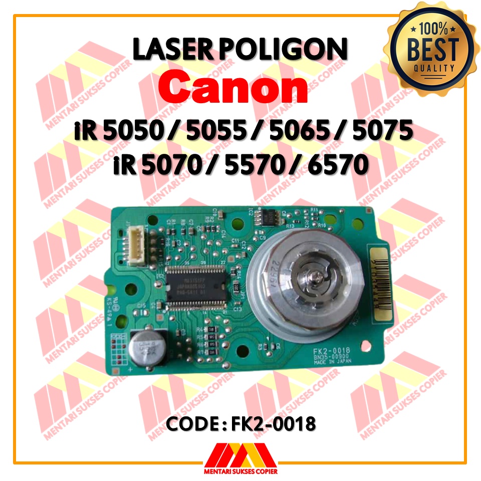 LASER POLIGON CANON iR 5050 5055 5065 5075 5070 5570 6570 LASER HEAD SCANNER ASSEMBLY UNIT MOTOR LAS