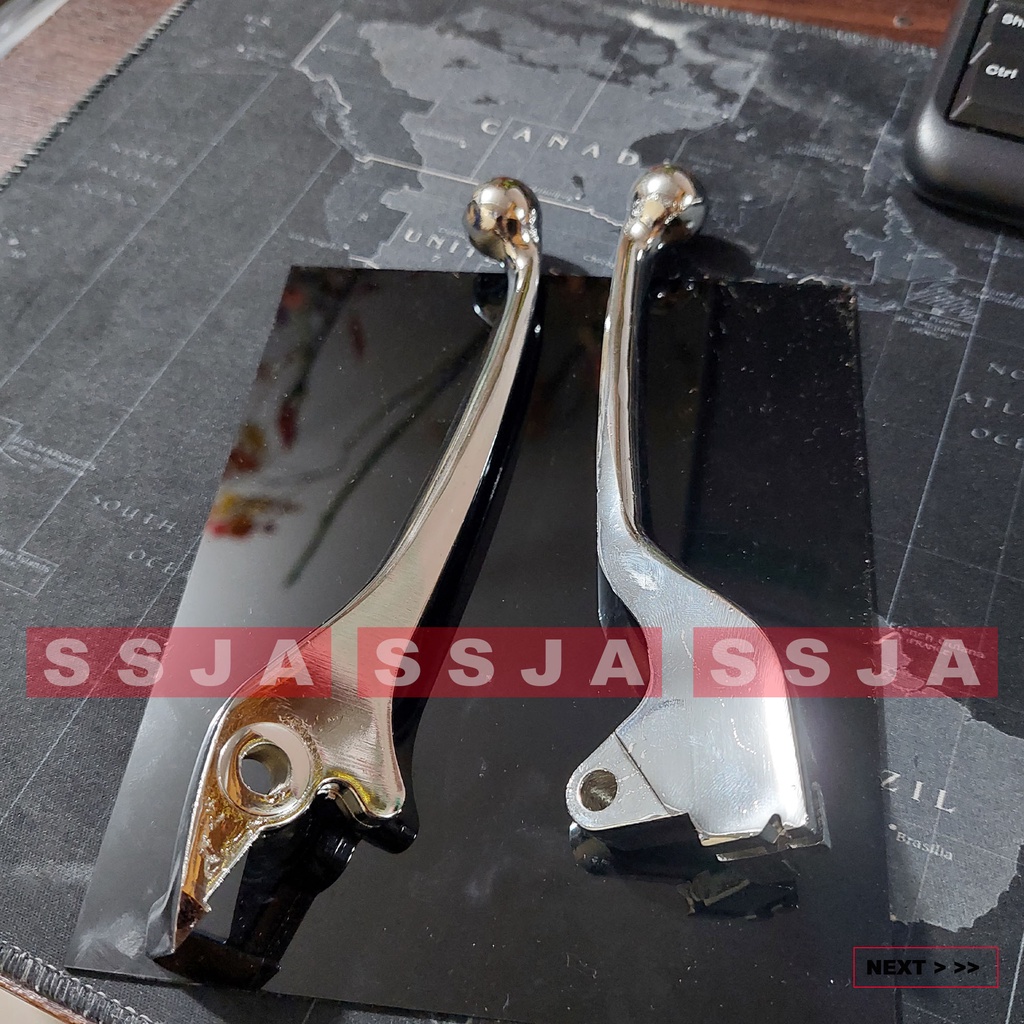 Handle rem honda beat model twotone chrome stelan setelan depan belakang