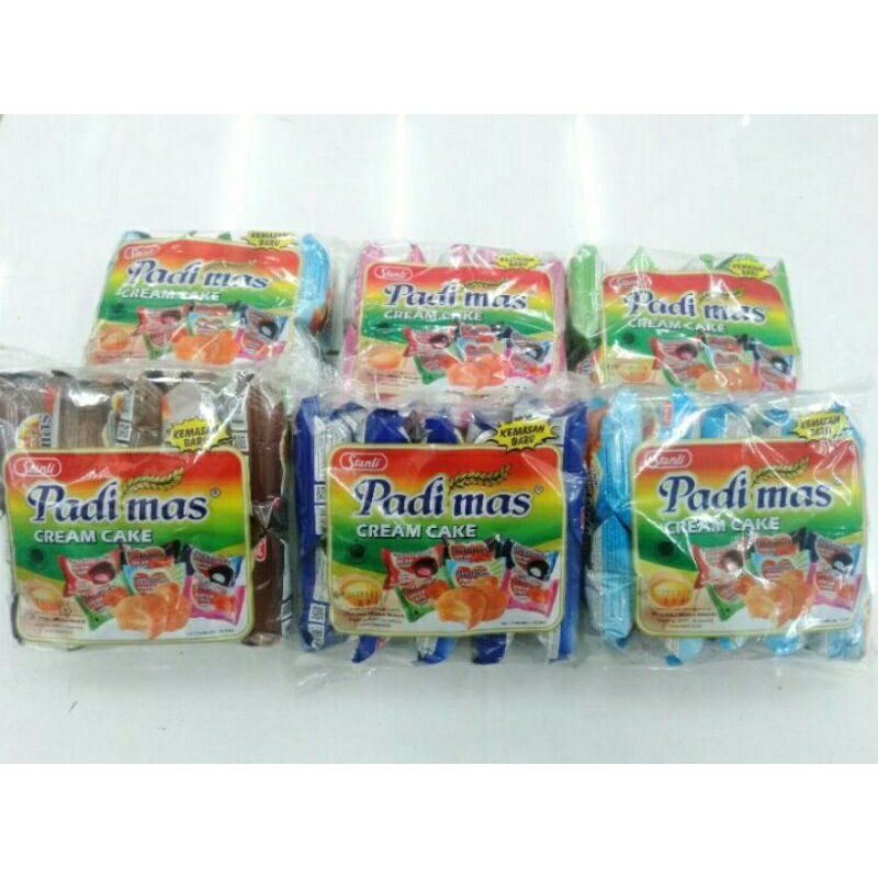 

padimas/bolumas cream cake isi 10bks(random)