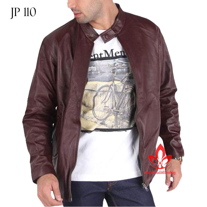 (COD) Jaket Semi Premium Kulit Pria Super Sintetis Kulit - JP 110