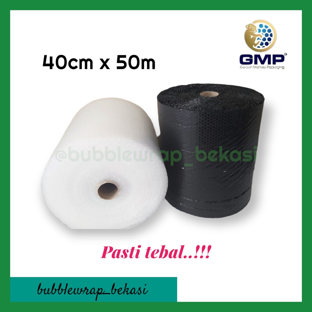 

Bubble Wrap Roll PREMIUM MURAH (50X40) 50 Meter X 40 CM /BUBBLE WRAP TEBAL KINGSMAN / BUBBLE WRAP GMP MURAH 1