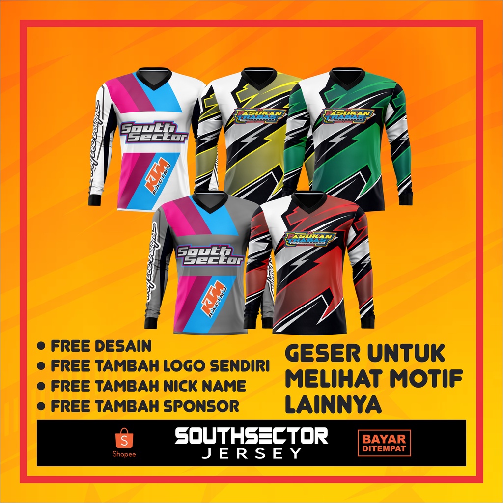 JERSEY TRAIL | JERSEY MOTOR CROSS CUSTOM DESAIN