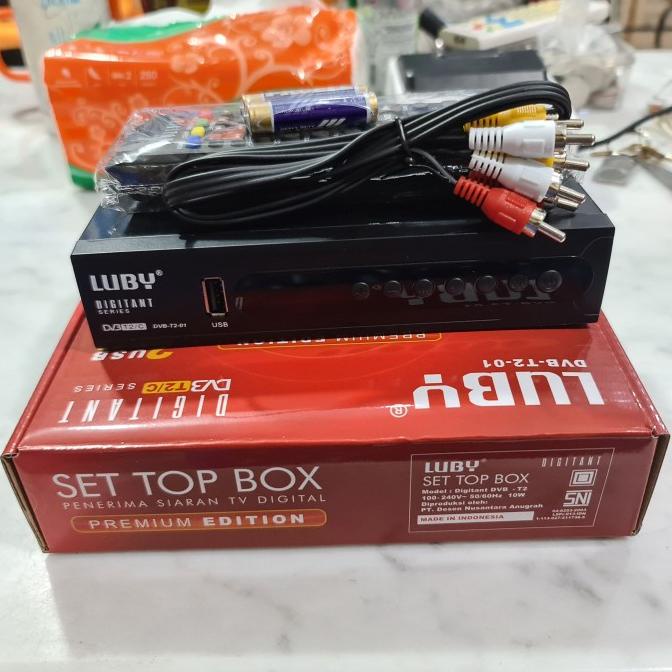 LUBY STB DVB T2-02 new stb receiver tv stb digital support wifi dongle