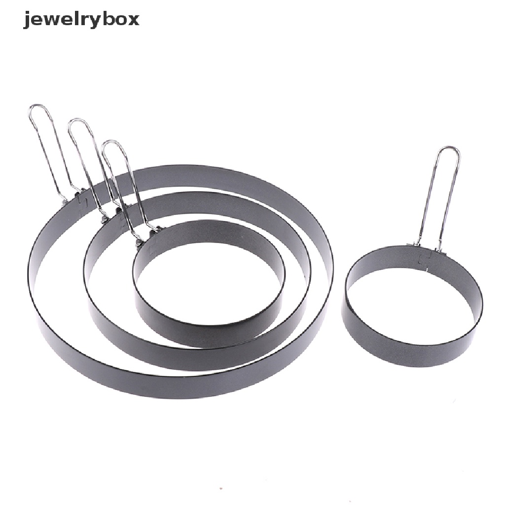 (jewelrybox) Cetakan Pancake / Telur Goreng 9 / 10 / 15 / 20cm Bahan Metal Anti Lengket