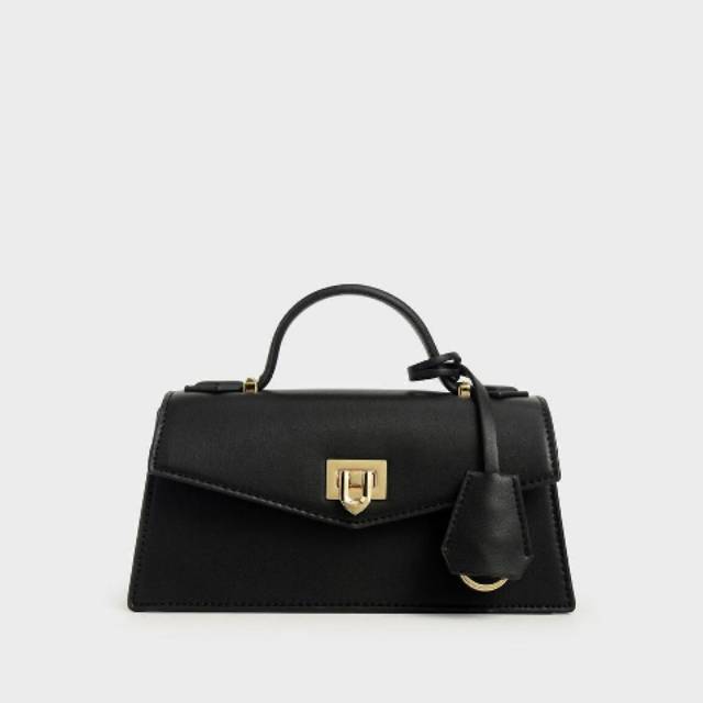 Cnk top handle trapeze bag