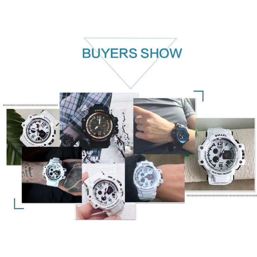 Jam Tangan Pria Wanita Army Sport Digital LED Silikon PU 52 mm - Anti Air 50 M Renang - Water Resistant Watchet1545