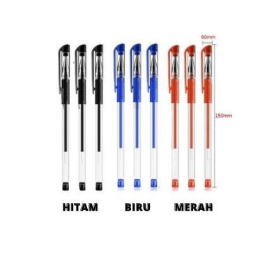 Bulpen / Pena Gel Mimi 0.5mm International Standard Pulpen Gel Mimi Import Murah Alat Tulis Sekolah