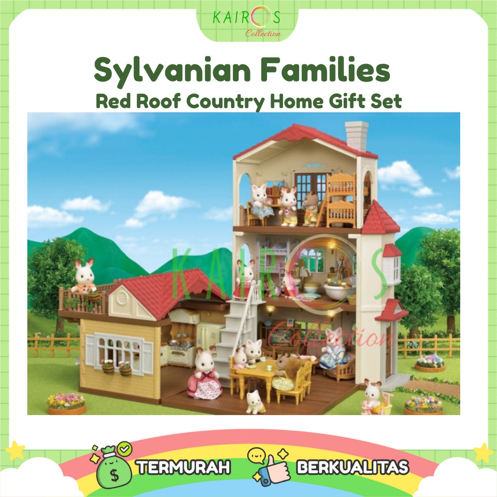 Sylvanian Families Red Roof Country Home Gift Set