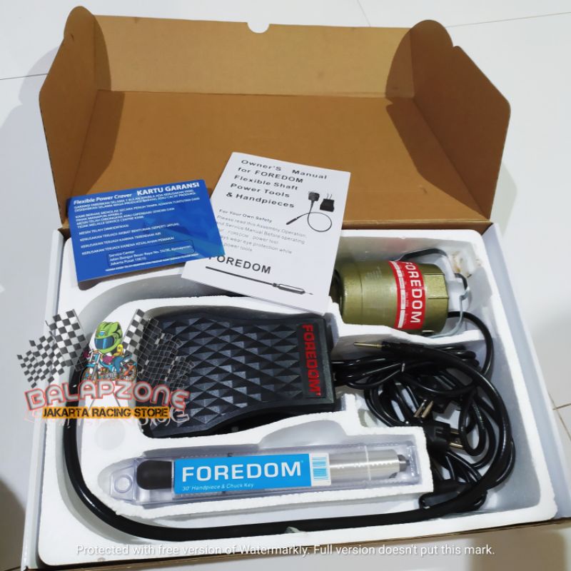 Foredom Bor gantung searah model CC30 untuk porting korek mesin motor