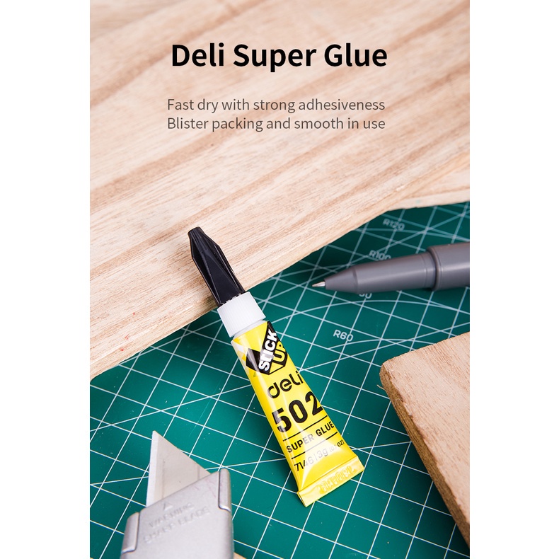 

Lem DELI Super Glue Yellow 3gr - E7146 Deli