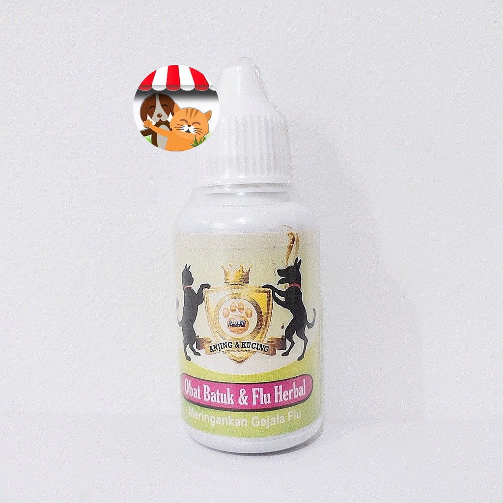 Raid All - Obat Batuk Flu Herbal Hewan Kucing Anjing