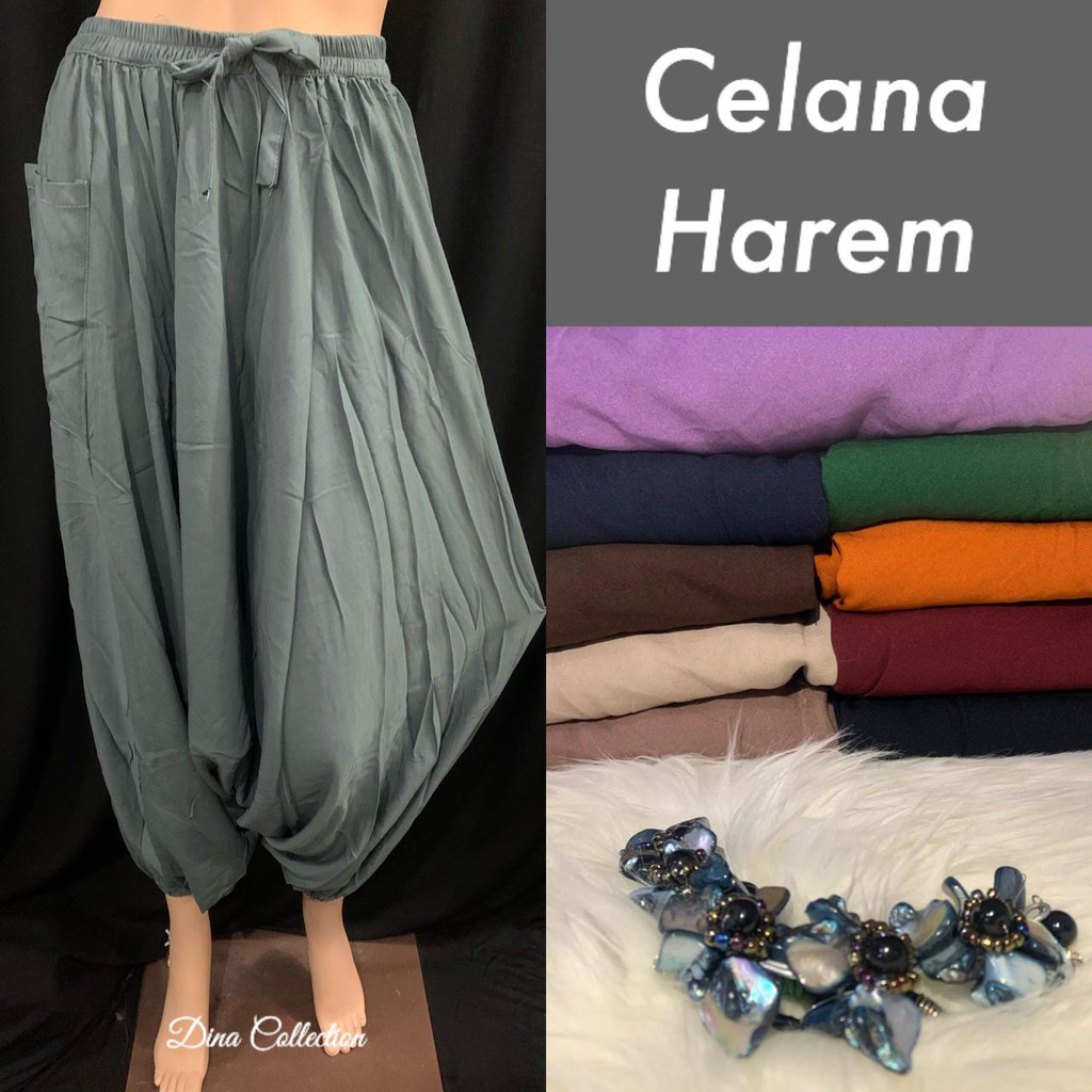 Celana harem Bali polos